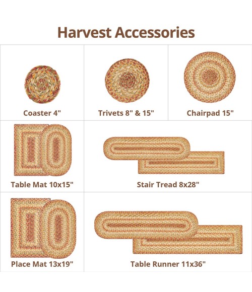 JUTE BRAIDED RUG Homespice Jute Braided Beige Rug