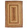 Homespice Decor Jute Braided Harvest Beige, Tan 511072 20 in. X 30 in. Rect Rug