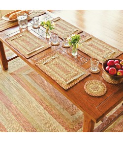 Homespice Decor Jute Braided 513076 Area Rug 4 ft. X 6 ft. Rectangle