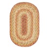Homespice Decor Jute Braided Harvest Beige, Tan 506078 8 ft. X 10 ft. Oval Rug