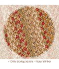 JUTE BRAIDED RUG Homespice Jute Braided Beige Rug