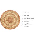 Home Spice Jute Braided Accessories Beige, Tan Rug 240166PS 15 in. Set of 6 Round - Rugs Town Home Spice Jute Braided Accessories Beige, Tan 240166PS 15 in. Set of 6 Round Rug
