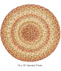 Home Spice Jute Braided Accessories Beige, Tan Rug 240166PS 15 in. Set of 6 Round - Rugs Town Home Spice Jute Braided Accessories Beige, Tan 240166PS 15 in. Set of 6 Round Rug