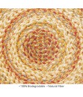Home Spice Jute Braided Accessories Beige, Tan Rug 240166PS 15 in. Set of 6 Round - Rugs Town Home Spice Jute Braided Accessories Beige, Tan 240166PS 15 in. Set of 6 Round Rug