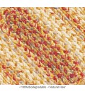 Homespice Decor Jute Braided Accessories Harvest Beige, Tan 571076 11 in. X 36 in. Oval Rug