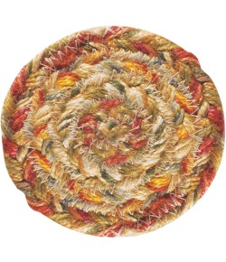 Homespice Decor Jute Braided 590077 Area Rug 4 in. Round