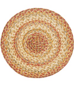 Homespice Decor Jute Braided 592071 Area Rug 15 in. Round