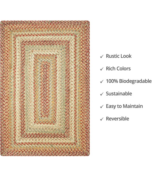 Home Spice Jute Braided Rug Beige, Tan Rug 510075 2 ft. X 3 ft. Rect - Rugs Town Home Spice Jute Braided Rug Beige, Tan 510075 2 ft. X 3 ft. Rect Rug