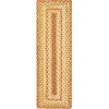 Homespice Decor Jute Braided Accessories Harvest Beige, Tan 240142PS 8 in. X 28 in. Set of 13 Rect Rug
