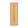Homespice Decor Jute Braided Accessories Harvest Beige, Tan 572073 11 in. X 36 in. Rect Rug