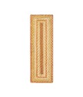 Homespice Decor Jute Braided Accessories Harvest Beige, Tan 572073 11 in. X 36 in. Rect Rug