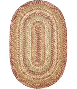 Home Spice Jute Braided Rug Beige, Tan 500076 2 ft. X 3 ft. Oval Rug