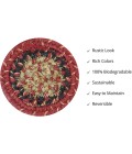 Home Spice Jute Braided Accessories Multi Rug 240013PS 4 in. Set of 6 Round - Rugs Town Home Spice Jute Braided Accessories Multi 240013PS 4 in. Set of 6 Round Rug