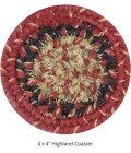 Home Spice Jute Braided Accessories Multi Rug 240013PS 4 in. Set of 6 Round - Rugs Town Home Spice Jute Braided Accessories Multi 240013PS 4 in. Set of 6 Round Rug