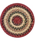 Home Spice Jute Braided Accessories Multi Rug 240029PS 8 in. Set of 3 Round - Rugs Town Home Spice Jute Braided Accessories Multi 240029PS 8 in. Set of 3 Round Rug