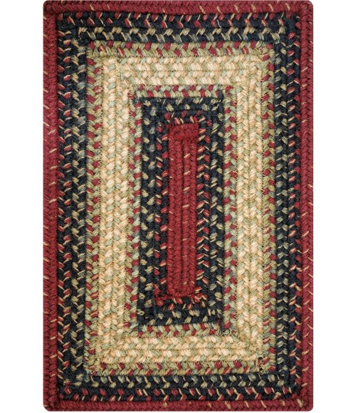 Homespice Decor Jute Braided Accessories Highland Multi 240077PS 13 in. X 19 in. Set of 4 Rect Rug