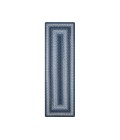 Homespice Decor Ultra Durable Braided Juniper Blue 329226 22 in. X 72 in. Rect Rug