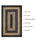 Homespice Jute Braided Brown Rug