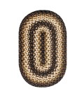 JUTE BRAIDED RUG Homespice Jute Braided Brown Rug