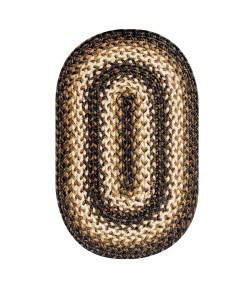 Homespice Decor Jute Braided 505217 Area Rug 6 X 9 ft. Oval