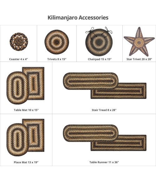 Home Spice Jute Braided Rug Black Rug 510211 2 ft. X 3 ft. Rect - Rugs Town Home Spice Jute Braided Rug Black 510211 2 ft. X 3 ft. Rect Rug