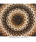 Home Spice Jute Braided Accessories Black Rug 240040PS 15 in. Set of 2 Round - Rugs Town Home Spice Jute Braided Accessories Black 240040PS 15 in. Set of 2 Round Rug