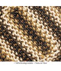 Home Spice Jute Braided Accessories Black Rug 240084PS 10 in. X 15 in. Set of 4 Oval - Rugs Town Home Spice Jute Braided Accessories Black 240084PS 10 in. X 15 in. Set of 4 Oval Rug
