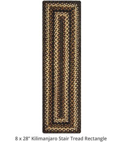 Homespice Decor Jute Braided 597212 Area Rug 8 in. X 28 in. Rectangle