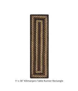 Homespice Decor Jute Braided 572219 Area Rug 11 in. X 36 in. Rectangle