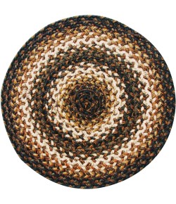 Homespice Decor Jute Braided 592217 Area Rug 15 in. Round