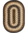 Home Spice Jute Braided Accessories Black Rug 240084PS 10 in. X 15 in. Set of 4 Oval - Rugs Town Home Spice Jute Braided Accessories Black 240084PS 10 in. X 15 in. Set of 4 Oval Rug