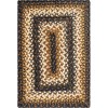 Homespice Decor Jute Braided Accessories Kilimanjaro Black 240070PS 13 in. X 19 in. Set of 4 Rect Rug