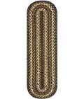 Home Spice Jute Braided Accessories Black Rug 240098PS 8 in. X 28 in. Set of 2 Oval - Rugs Town Home Spice Jute Braided Accessories Black 240098PS 8 in. X 28 in. Set of 2 Oval Rug
