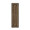 Homespice Decor Jute Braided Accessories Kilimanjaro Black 572219 11 in. X 36 in. Rect Rug