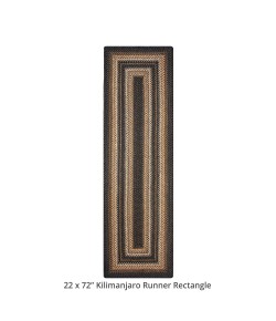 Homespice Decor Jute Braided 519214 Area Rug 22 in. X 72 in. Rectangle