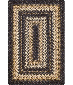 Home Spice Jute Braided Rug Black 510211 2 ft. X 3 ft. Rect Rug