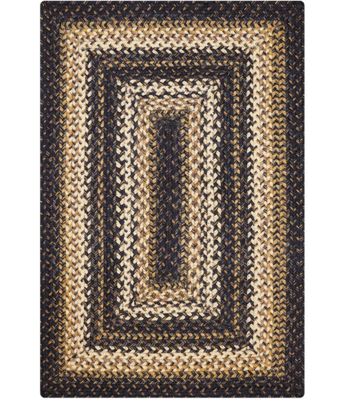Home Spice Jute Braided Rug Black Rug 510211 2 ft. X 3 ft. Rect - Rugs Town Home Spice Jute Braided Rug Black 510211 2 ft. X 3 ft. Rect Rug