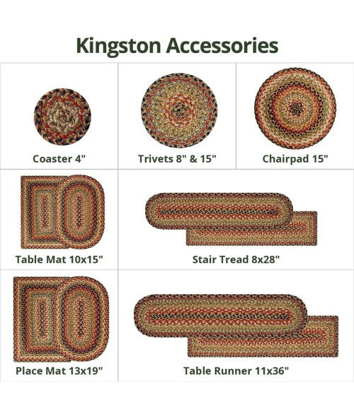 JUTE BRAIDED RUG Homespice Jute Braided Beige Rug