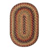 Homespice Decor Jute Braided Kingston Multi 506092 8 ft. X 10 ft. Oval Rug