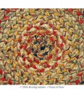 Home Spice Jute Braided Accessories Multi Rug 240019PS 8 in. Set of 3 Round - Rugs Town Home Spice Jute Braided Accessories Multi 240019PS 8 in. Set of 3 Round Rug