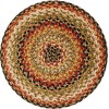Homespice Decor Jute Braided Accessories Kingston Multi 240167PS 15 in. Set of 6 Round Rug