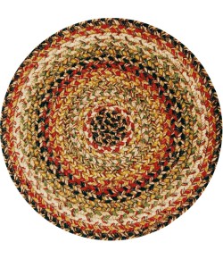 Homespice Decor Jute Braided 592095 Area Rug 15 in. Round