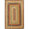 Homespice Decor Jute Braided Accessories Kingston Multi 240067PS 13 in. X 19 in. Set of 4 Rect Rug