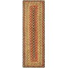 Homespice Decor Jute Braided Accessories Kingston Multi 240143PS 8 in. X 28 in. Set of 13 Rect Rug