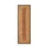 Homespice Decor Jute Braided Accessories Kingston Multi 572097 11 in. X 36 in. Rect Rug