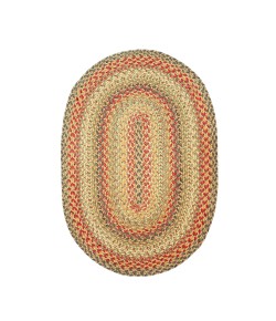 Homespice Decor Jute Braided 501097 Area Rug 20 in. X 30 in. Oval