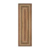 Homespice Decor Jute Braided Kingston Multi 519092 22 in. X 72 in. Rect Rug