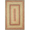 Homespice Decor Jute Braided Kingston Multi 513090 4 ft. X 6 ft. Rect Rug