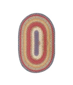 Homespice Decor Cotton Braided 404046 Area Rug 5 ft. X 8 ft. Oval