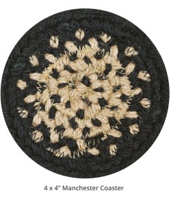 Homespice Decor Jute Braided 590725 Area Rug 4 in. Round